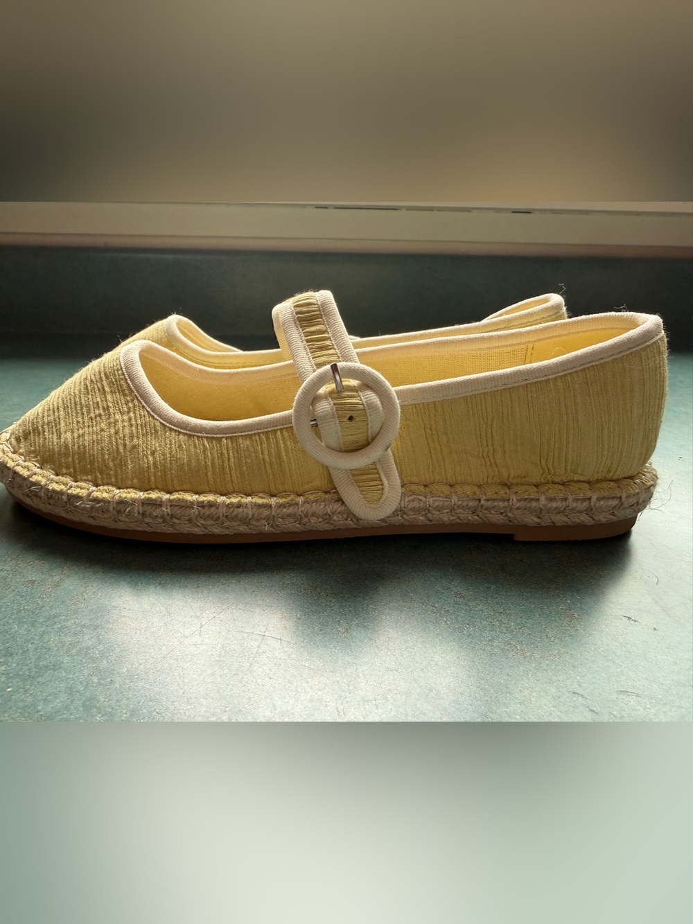 Women Espadrille Mary Jane Ballet Flats CL by Laundry Sz 8W